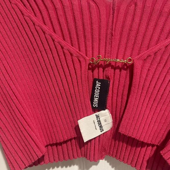 Jacquemus Women's Pink Cardigan - Picture 4 of 7